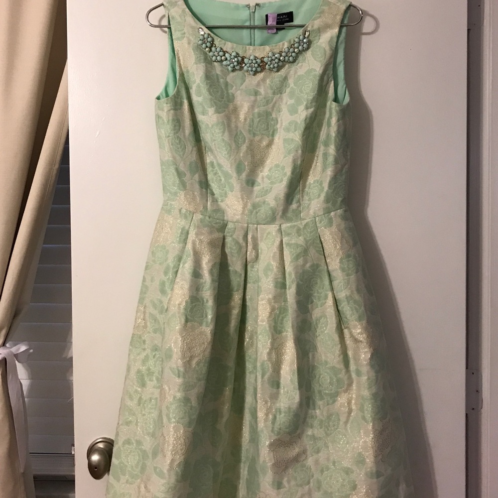 cocktail Dress, Easter tea length dress Size 4 wedding guest dress